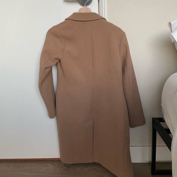 Abercrombie Wool Blend Dad Coat Peacoat Petite XXS - Picture 5 of 5